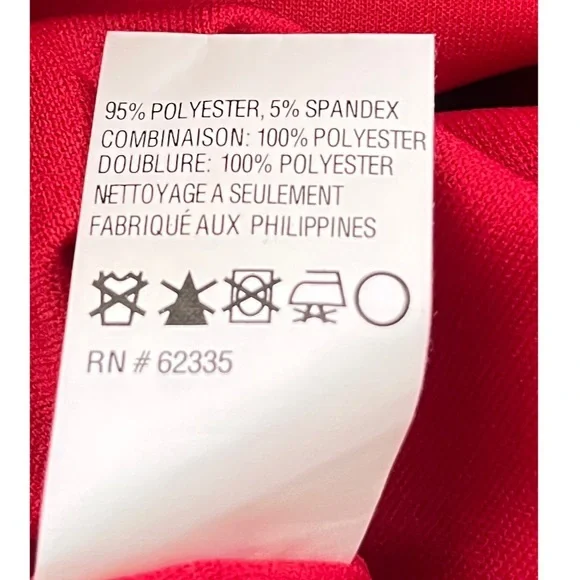 Red Barn Collection Women’s Plus Size Red and Black Lace Trim Dress   18W - Picture 5 of 7